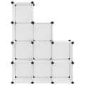 Miniatyrbillede 3 af 8: vidaXL kubeformede opbevaringskasser 9 stk. PP transparent