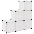 Miniatyrbillede 5 af 8: vidaXL kubeformede opbevaringskasser 6 stk. PP transparent