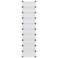 Miniatyrbillede 3 af 9: vidaXL skoreol 44x32x174 cm PP transparent