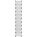 Miniatyrbillede 4 af 9: vidaXL skoreol 44x32x174 cm PP transparent