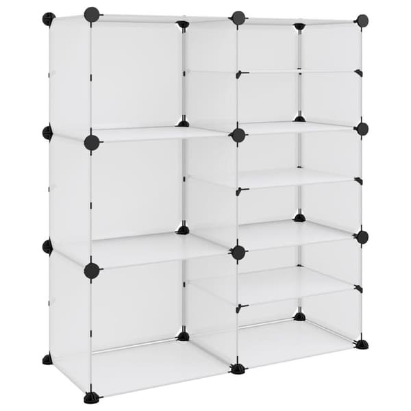vidaXL Kenkäteline läpinäkyvä 84x31,5x93 cm PP