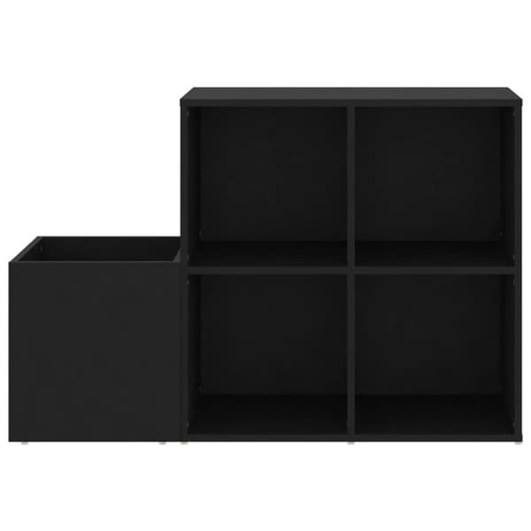 vidaXL Eteisen kenkäkaappi musta 105x35,5x70 cm tekninen puu
