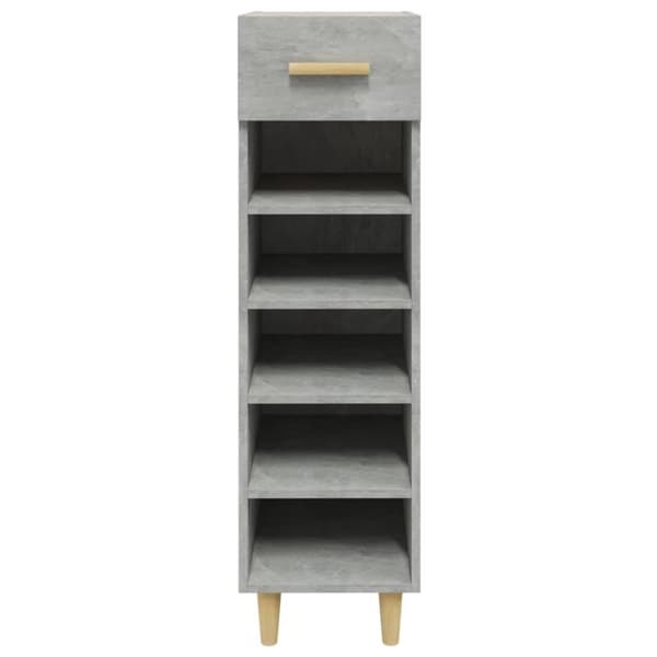 vidaXL skoreol 30x35x105 cm konstrueret træ betongrå