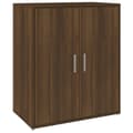 Pikkukuva 5 / 11: vidaXL Kenkäteline ruskea tammi 60x35x70 cm tekninen puu