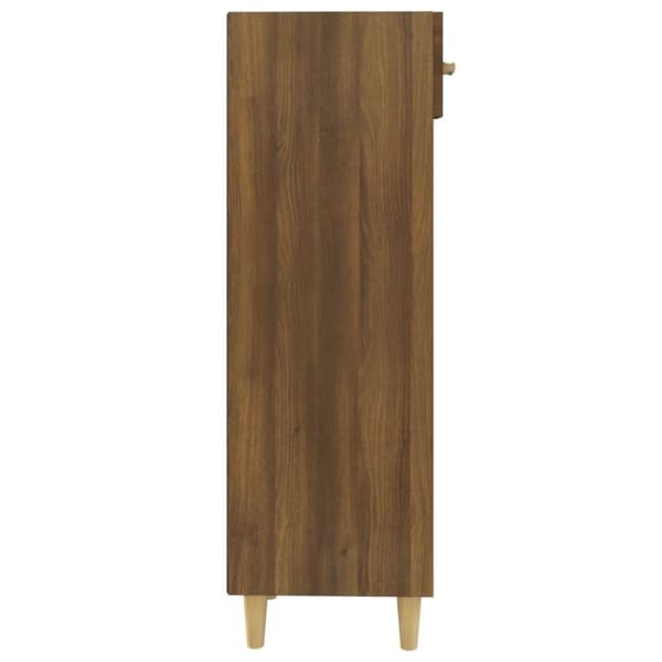 vidaXL skoreol 30x35x105 cm konstrueret træ brun egetræsfarve