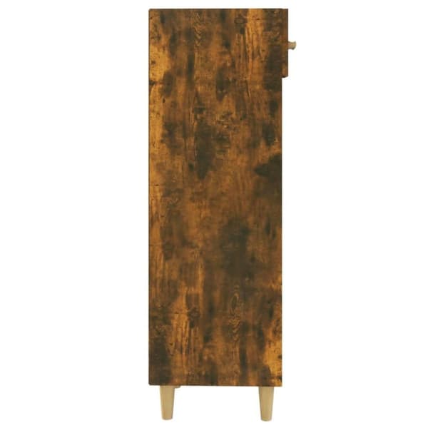 vidaXL skoreol 30x35x105 cm konstrueret træ røget egetræsfarve