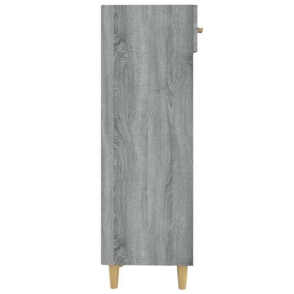 vidaXL Kenkäkaappi harmaa Sonoma 30x35x105 cm tekninen puu
