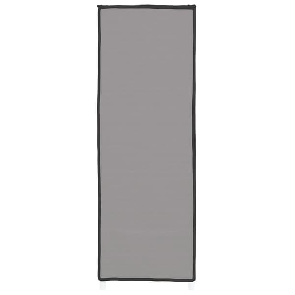 vidaXL Skoskap grå 60x28x90 cm stoff