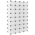Miniatyrbilde 5 av 8: vidaXL Skostativ gjennomsiktig 93x36,5x140 cm PP