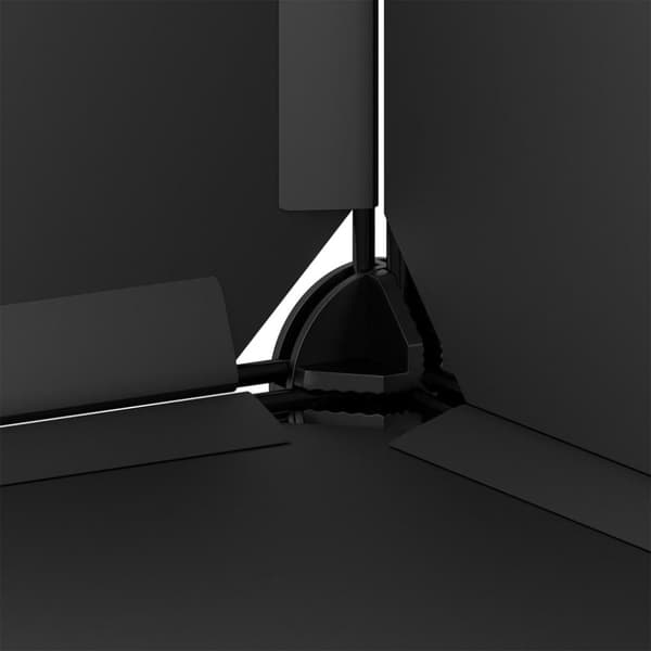 vidaXL Skohylla svart 84,5x31x93,5 cm PP