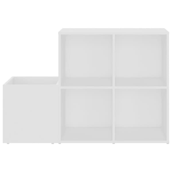 vidaXL Skoskåp vit 105x35,5x70 cm konstruerat trä