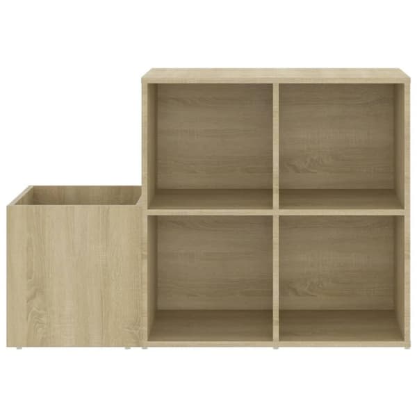 vidaXL Skoskåp sonoma-ek 105x35,5x70 cm konstruerat trä