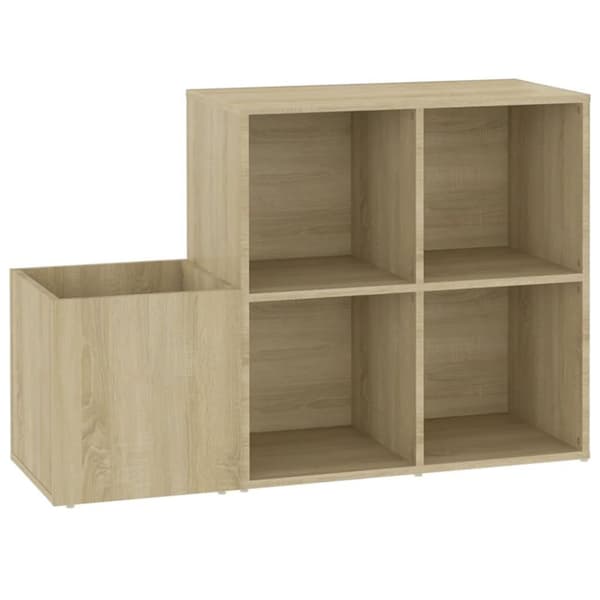 vidaXL Skoskap for gang sonoma eik 105x35,5x70 cm konstruert tre