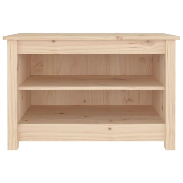 vidaXL Skobenk 70x38x45,5 cm heltre furu