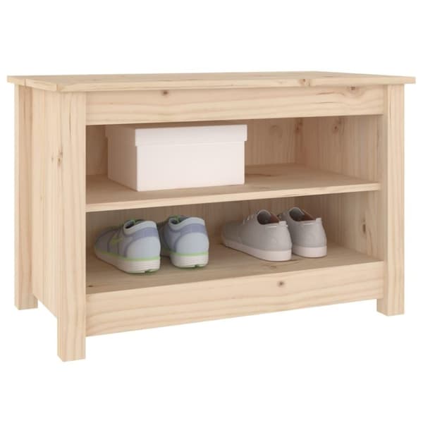 vidaXL Skobenk 70x38x45,5 cm heltre furu