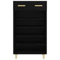 Miniatyrbilde 6 av 11: vidaXL Skoskap svart 60x35x105 cm konstruert tre