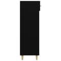 Miniatyrbilde 8 av 11: vidaXL Skoskap svart 60x35x105 cm konstruert tre