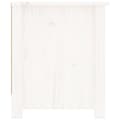 Miniatyrbilde 5 av 11: vidaXL Skoskap hvit 110x38x45,5 cm heltre furu