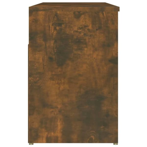 vidaXL Skobenk røkt eik 105x30x45 cm konstruert tre