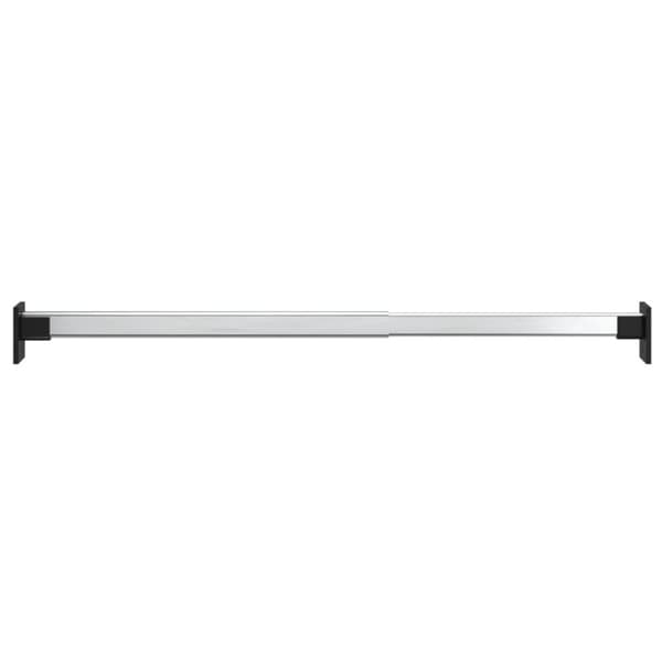 vidaXL Teleskopiske garderobestenger 4 stk sølv 58-100 cm