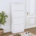 Miniatyrbillede 2 af 9: vidaXL skoskab 63x24x147 cm konstrueret træ hvid