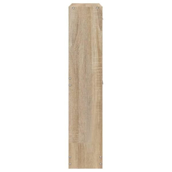 vidaXL Skoskåp ek 59x17x81 cm konstruerat trä