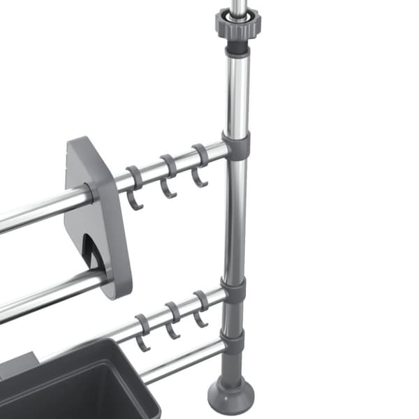 vidaXL justerbart køkkenstativ aluminium