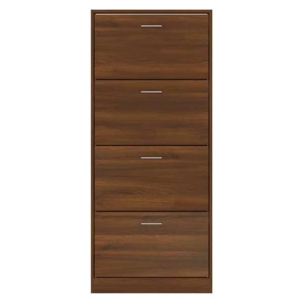 vidaXL Kenkäkaappi ruskea tammi 63x24x147 cm tekninen puu
