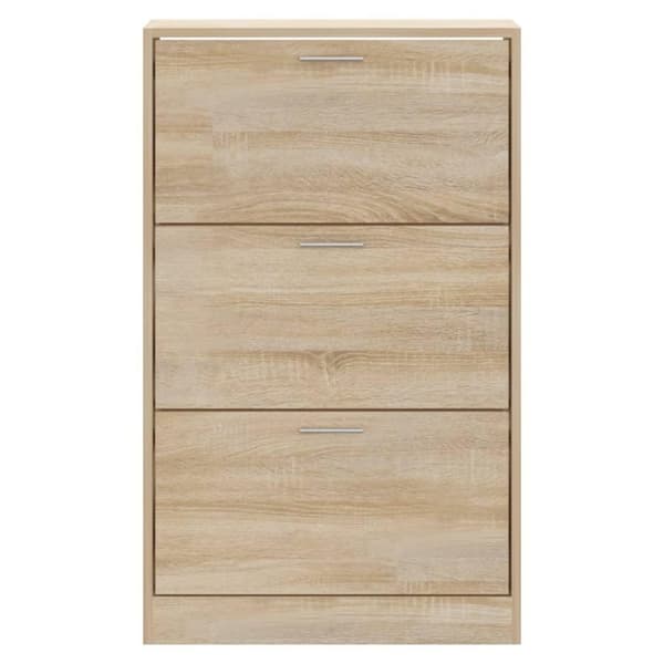 vidaXL skoskab 63x24x103 cm konstrueret træ sonoma-eg