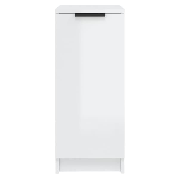 vidaXL skoskab 30x35x70 cm konstrueret træ hvid højglans