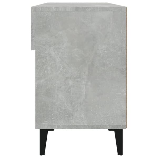 vidaXL skoreol 102x35x55 cm konstrueret træ betongrå