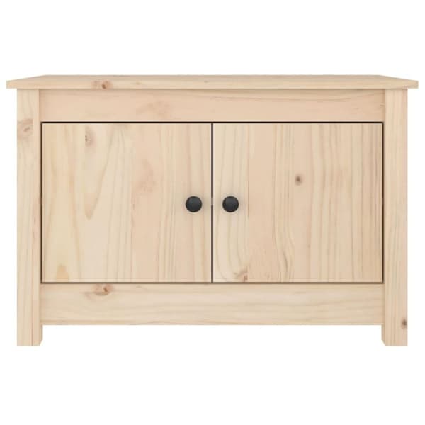 vidaXL skobænk 70x38x45,5 cm massivt fyrretræ