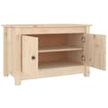 Miniatyrbillede 6 af 10: vidaXL skobænk 70x38x45,5 cm massivt fyrretræ