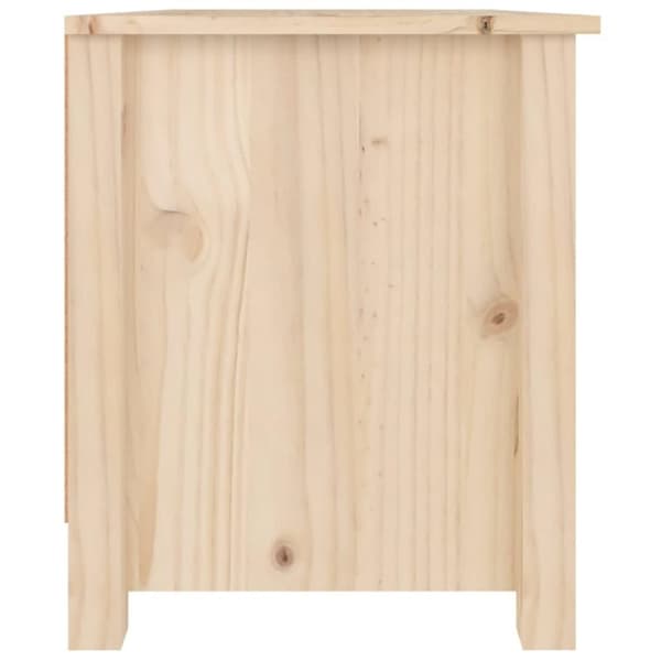 vidaXL skobænk 70x38x45,5 cm massivt fyrretræ