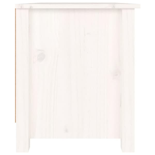 vidaXL Kenkäkaappi valkoinen 70x38x45,5 cm täysi mänty