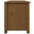 Pikkukuva 4 / 9: vidaXL Kenkäkaappi hunajanruskea 110x38x45,5 cm täysi mänty