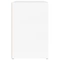 Miniatyrbilde 7 av 10: vidaXL Skoskap høyglans hvit 130x35x54 cm konstruert tre
