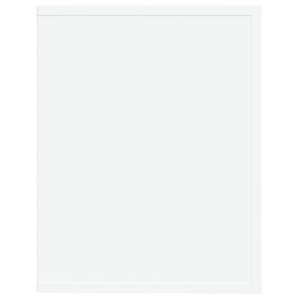 vidaXL Skohylle hvit 75x35x45 cm konstruert tre