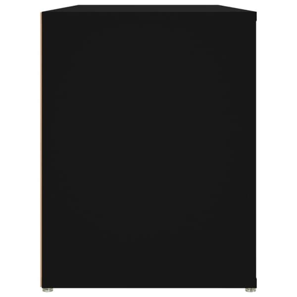 vidaXL Skohylle svart 100x35x45 cm konstruert tre