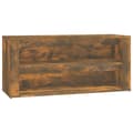 Miniatyrbilde 1 av 8: vidaXL Skohylle røkt eik 100x35x45 cm konstruert tre