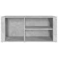 Miniatyrbilde 5 av 8: vidaXL Skoskap betonggrå 100x35x45 cm konstruert tre