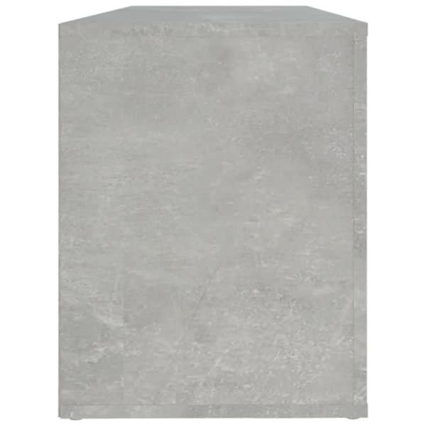 vidaXL Skoskap betonggrå 100x35x45 cm konstruert tre