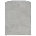 Miniatyrbilde 6 av 8: vidaXL Skoskap betonggrå 100x35x45 cm konstruert tre