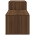 Miniatyrbilde 6 av 9: vidaXL Skoskap brun eik 150x35x45 cm konstruert tre