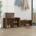Miniatyrbilde 2 av 9: vidaXL Skoskap brun eik 150x35x45 cm konstruert tre