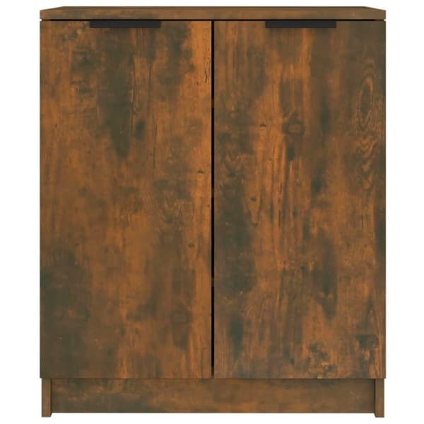 vidaXL skoskab 59x35x70 cm konstrueret træ røget egetræsfarve