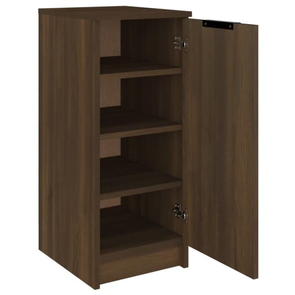 vidaXL skoskab 30x35x70 cm konstrueret træ brun egetræsfarve