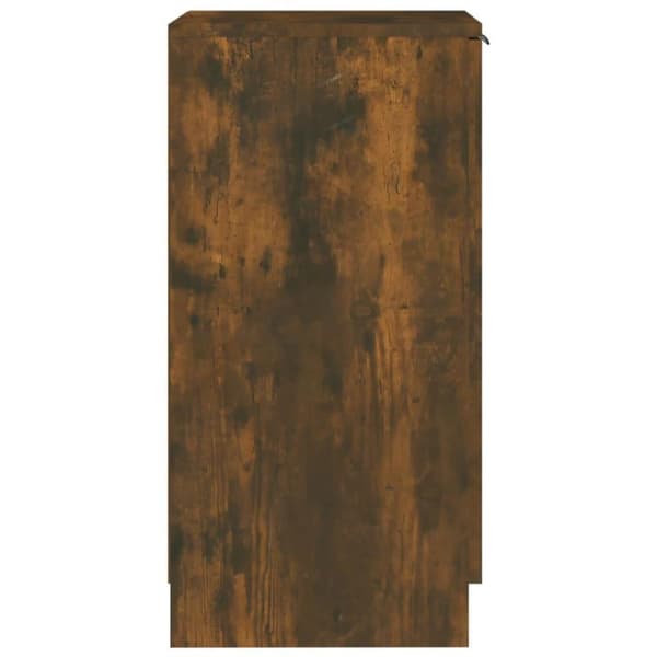 vidaXL skoreol 30x35x70 cm konstrueret træ røget egetræ