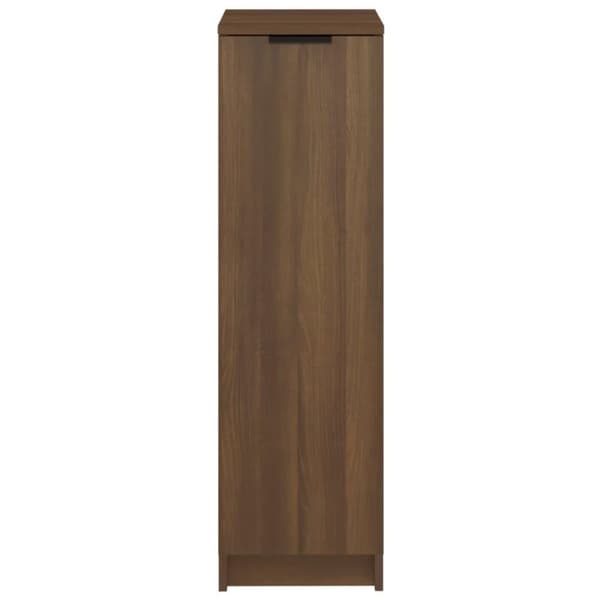 vidaXL skoskab 30x35x100 cm konstrueret træ brun egetræsfarve
