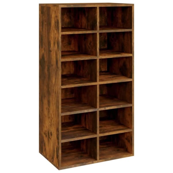 vidaXL Kenkäteline savutammi 54x34x100,5 cm tekninen puu
